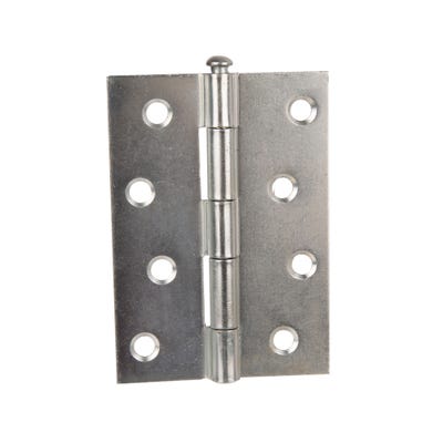 Loose Pin Hinges 100mm Zinc Pair