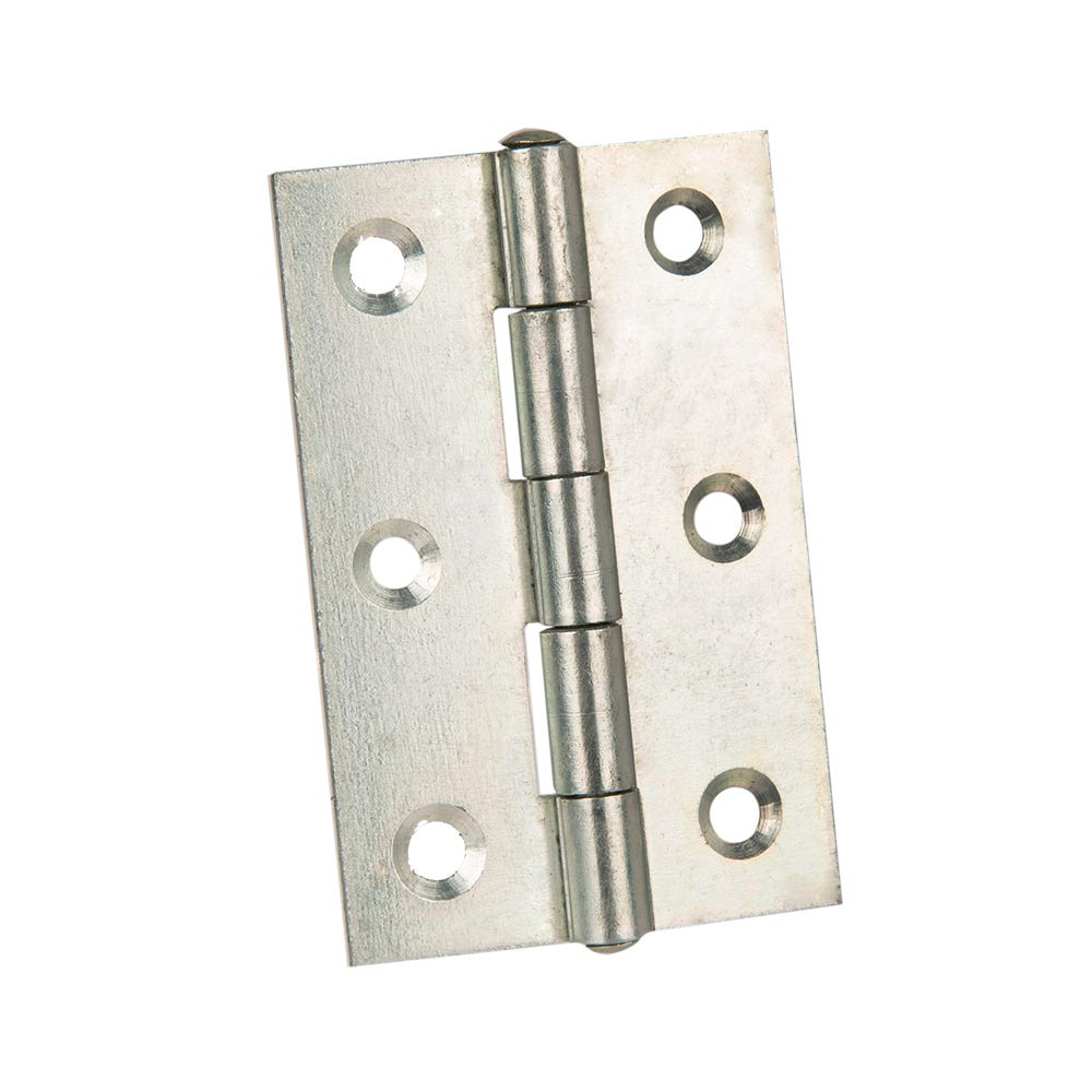 Light Butt Hinges 63mm Zinc Pair