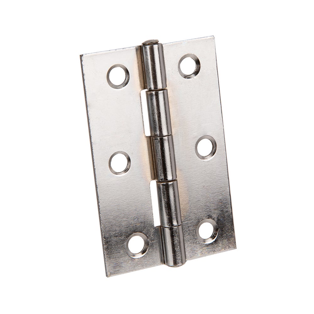 Light Butt Hinges 76mm Chrome Pair