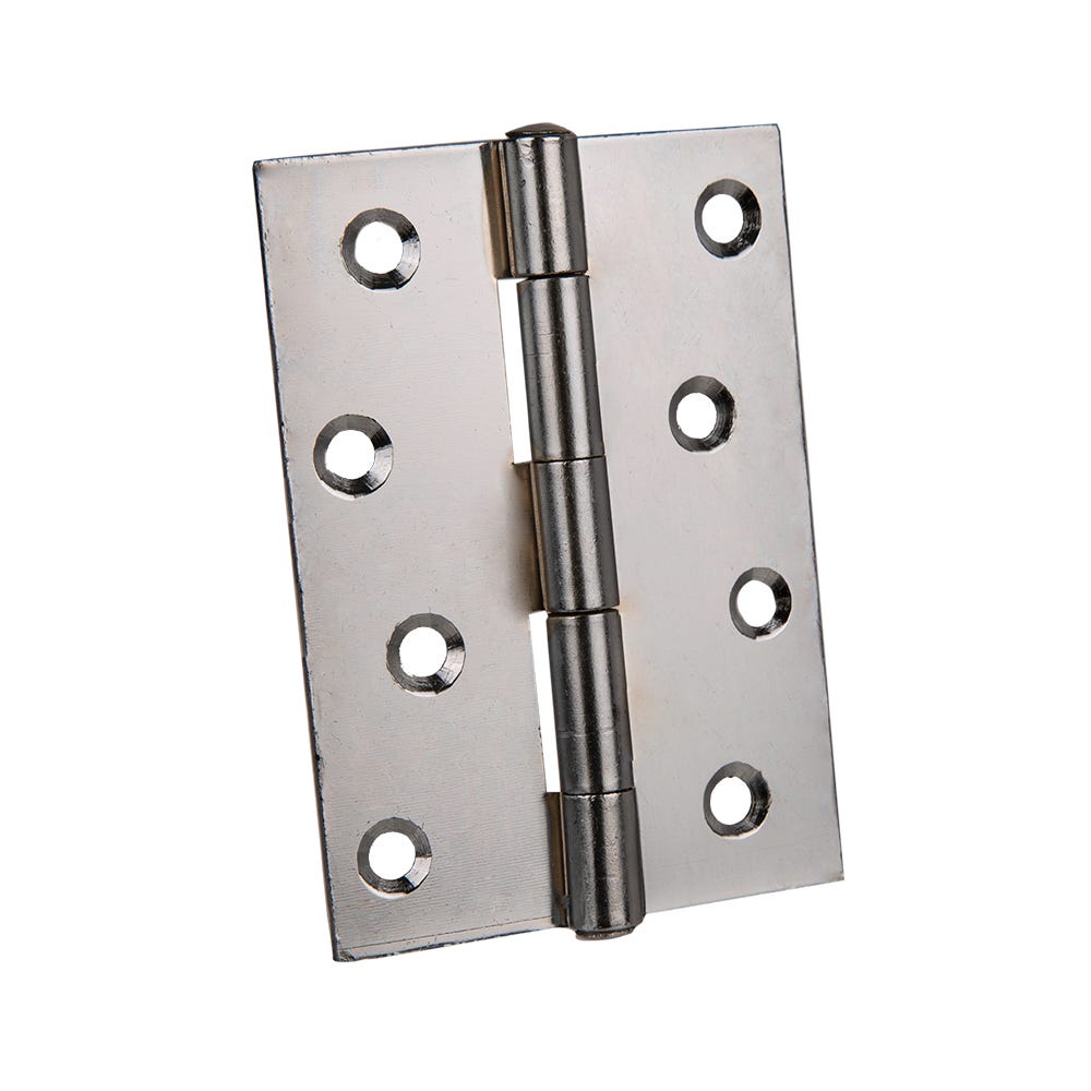 Light Butt Hinges 100mm Chrome Pair