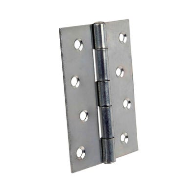 Light Butt Hinges 100mm Zinc Pair