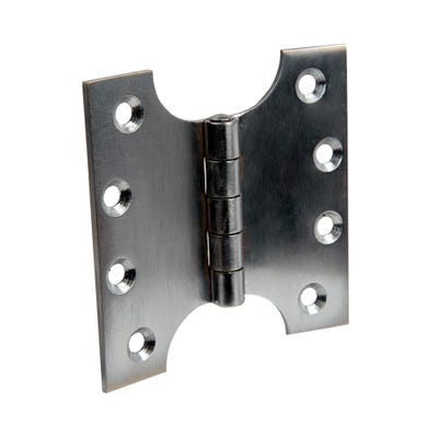 Parliament Hinge 100mm Satin Chrome