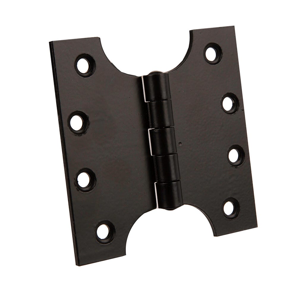 Parliament Hinge 100mm Matt Black Pack of 2