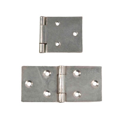 Backflap Hinges 38mm Bright Zinc Pair