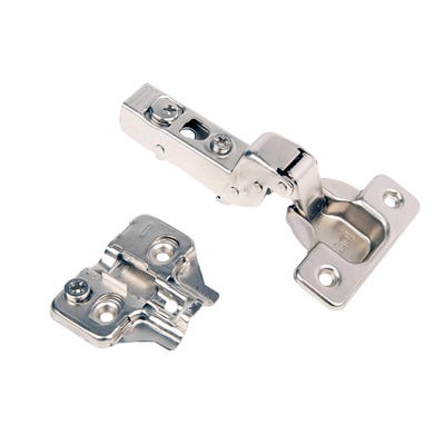 Flush Sprung Soft Close Clip On Hinges 35mm Pair