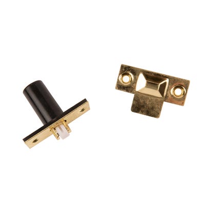 Adjustable Roller Catch 39 x 19mm Brass