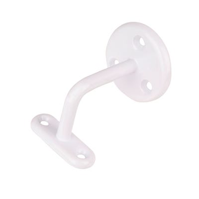 Hand Rail Bracket 63mm White Pack of 2