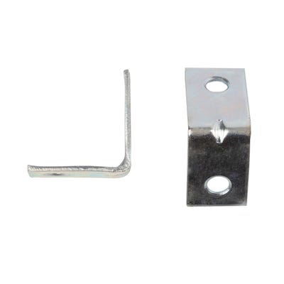 L Bracket Corner Brace 25mm Bright Zinc Pack of 8
