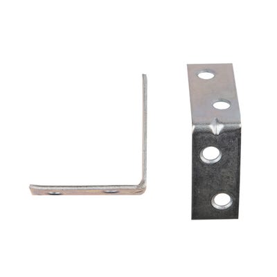 L Bracket Corner Brace 40mm Bright Zinc Pack of 6