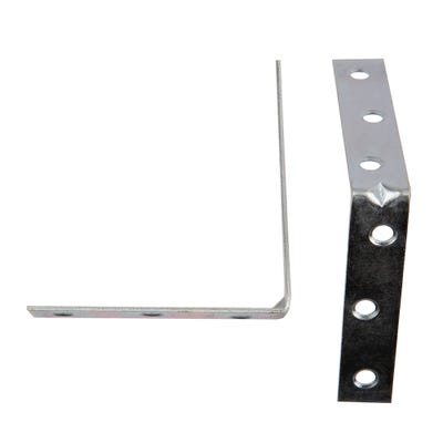 L Bracket Corner Brace 76mm Bright Zinc Pack of 4