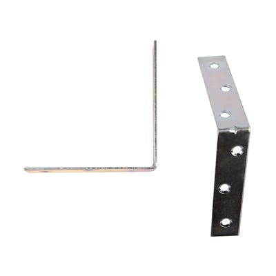 L Bracket Corner Brace 100mm Bright Zinc Pack of 4
