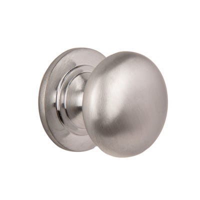 Cupboard Knobs 32mm Satin Chrome Pack of 2