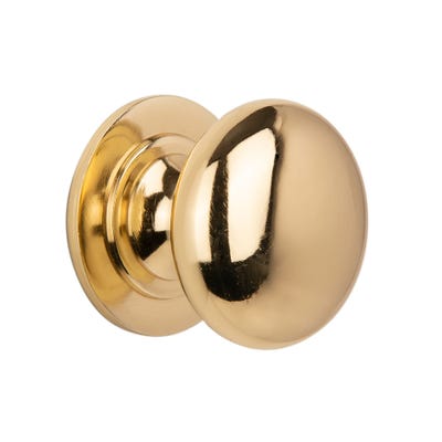 Cupboard Knobs 32mm Brass Pack of 2