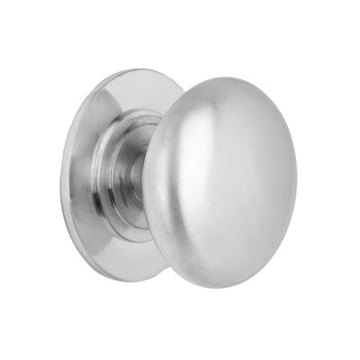 Cupboard Knobs 38mm Satin Chrome Pack of 2