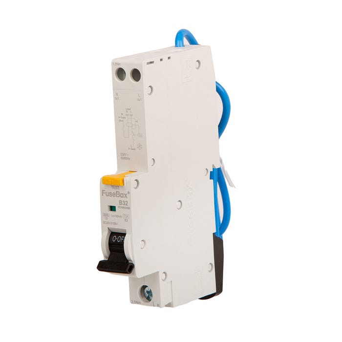 FuseBox RCBO Single Pole 40A Type A