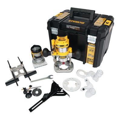 DeWalt DCW604NT XR Brushless 1/4'' Twin Base Router 18V Body Only