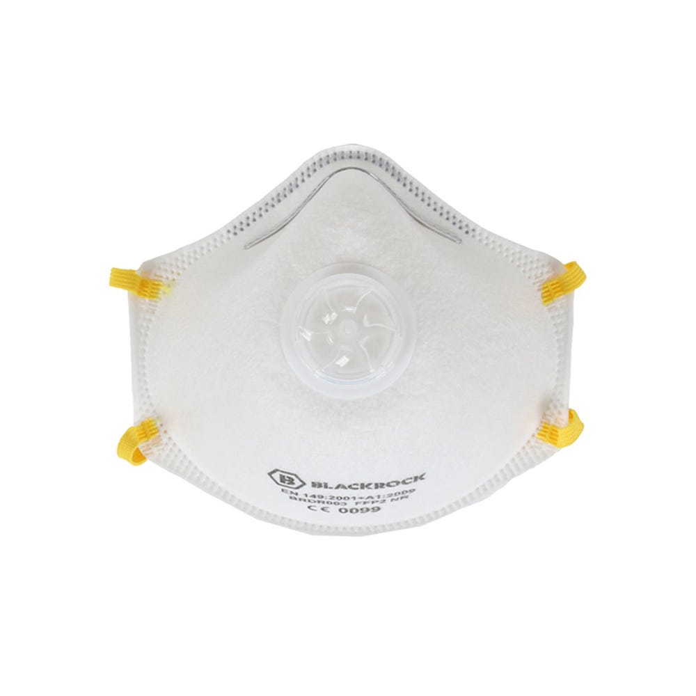 Blackrock FFP2 Moulded Valved Dust Mask Pack of 10