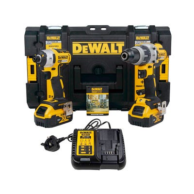DeWalt DCK276P2 XR Cordless Brushless Twin Pack 18V + 2 x 5AH Batteries