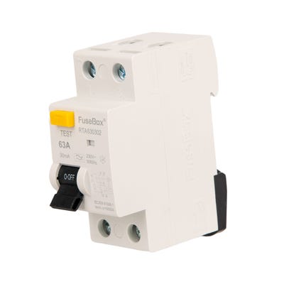 FuseBox 63A RCD Double Pole Type A