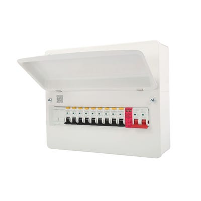 FuseBox 11 Way Loaded Consumer Unit with SPD + 9 RCBOs