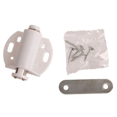 Magnetic Touch Latch White Each