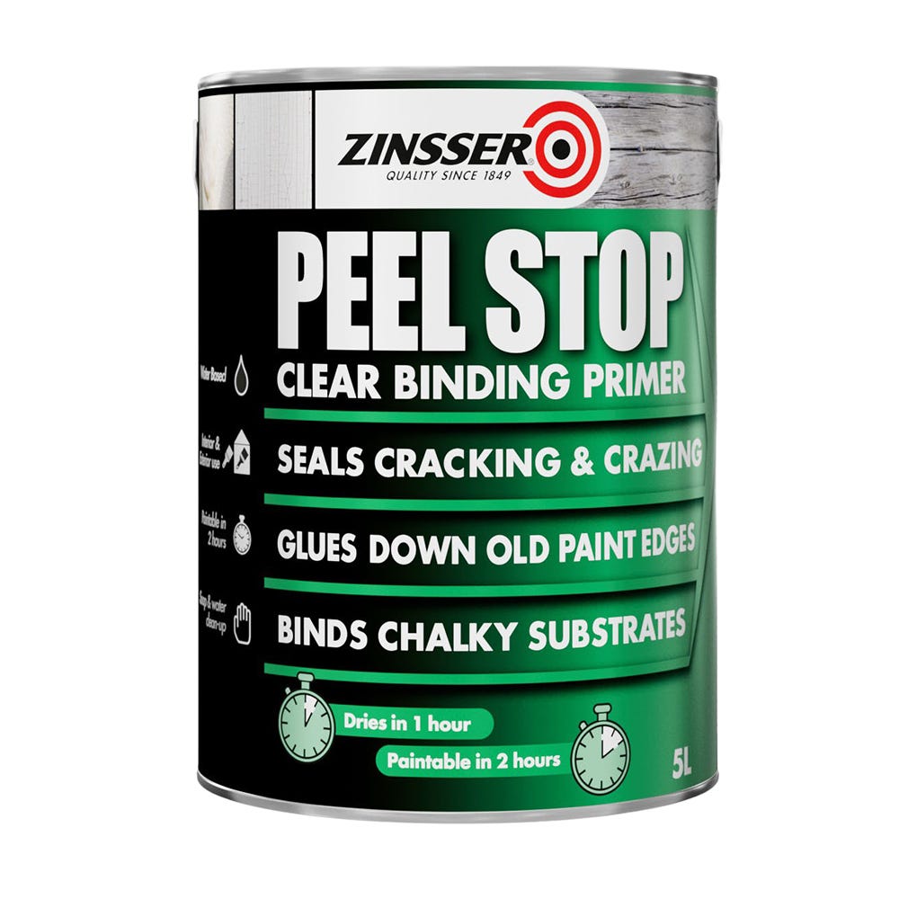 Zinsser Peel Stop Primer Paint Clear 1L