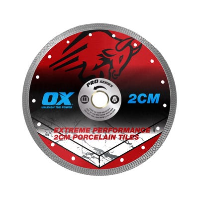 OX Pro 2cm Porcelain Cutting Disc - 230/22.2mm