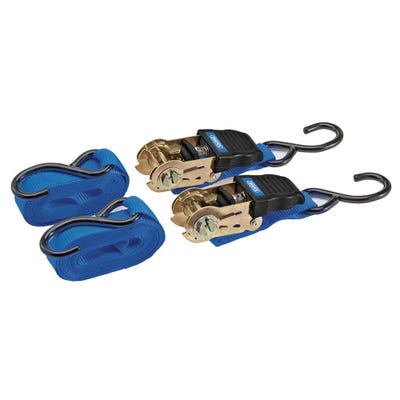 Draper Ratchet Tie Down Straps 2 Piece Set 92769