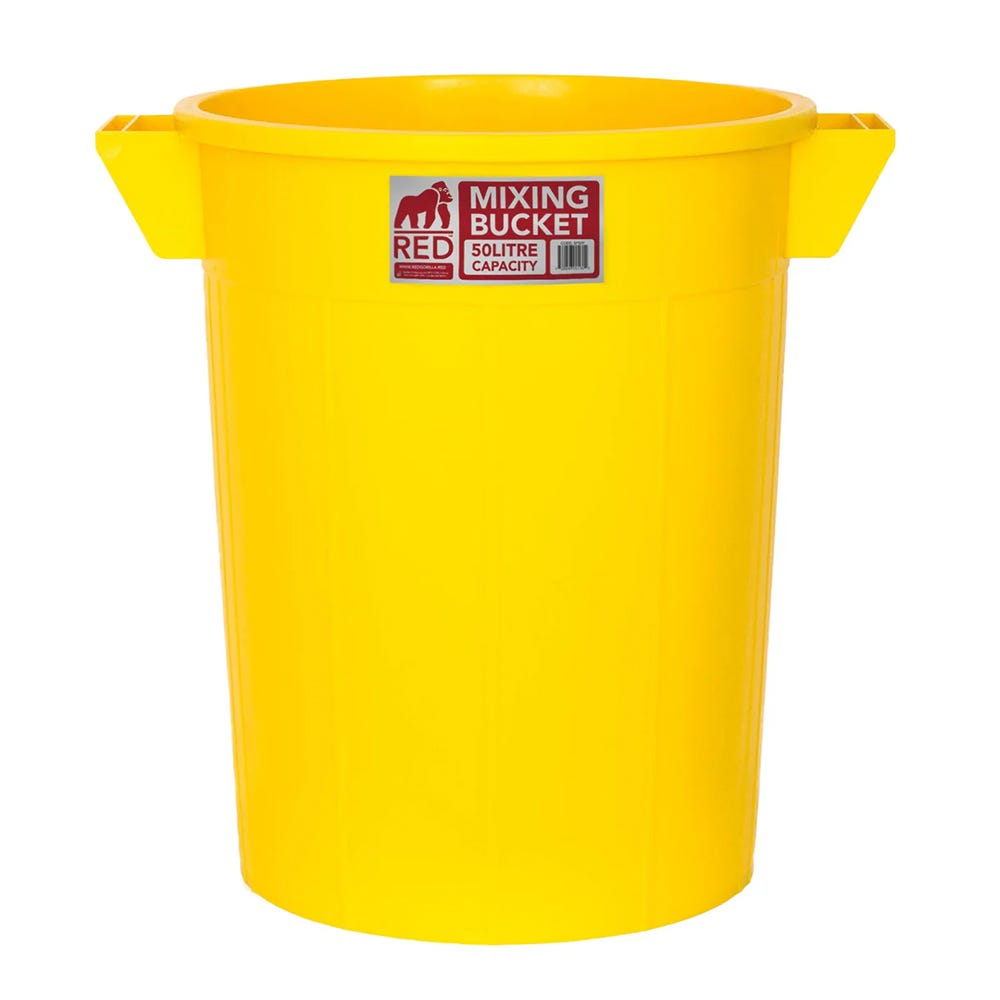 Red Gorilla Plaster Mixing Bucket 50L