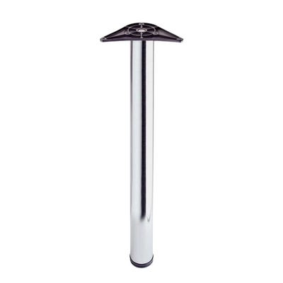 Worktop Support Leg 60mm x 870mm Chrome