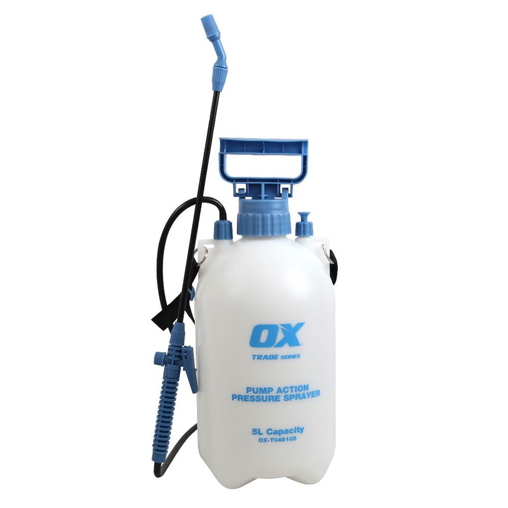 OX Trade Pump Action Pressure Sprayer 5L