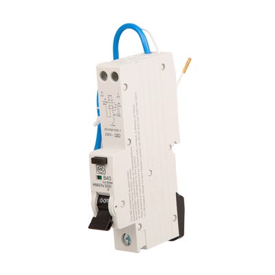 MK RCBO B Curve Single Pole 40A 30mA Type A