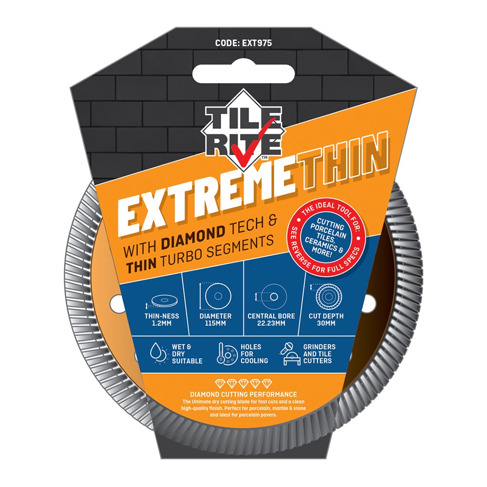 Tile Rite 115mm Extreme Thin Turbo Blade