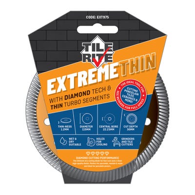 Tile Rite 115mm Extreme Thin Turbo Blade