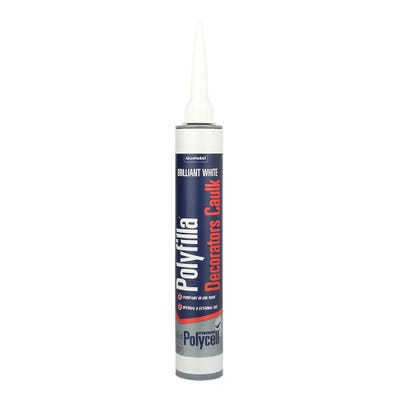 Polycell Trade Polyfilla Decorators Caulk White 380ml