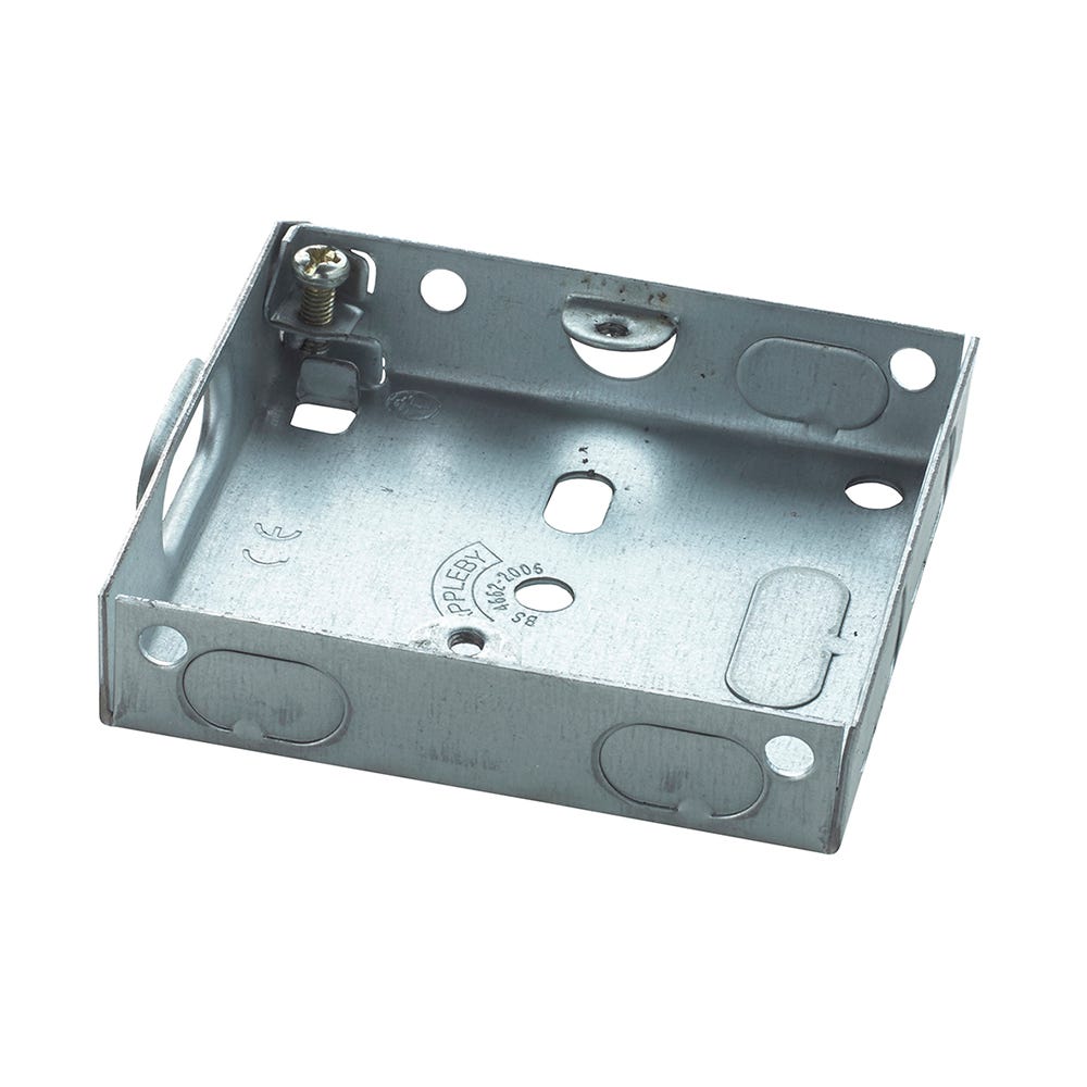 Appleby 1 Gang 16mm Metal Back Box