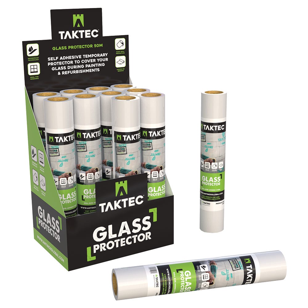 600mm Taktec Glass Protection Film Roll 50m