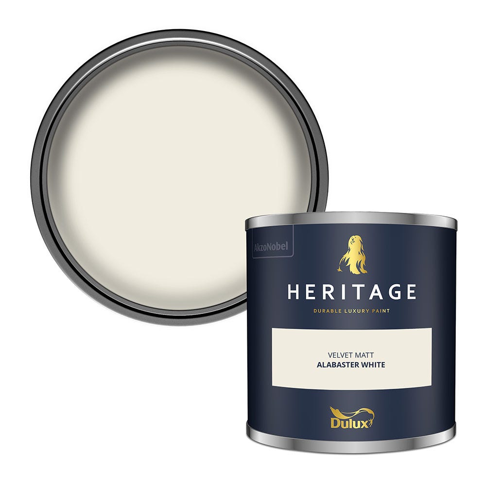 Dulux Heritage Tester Alabaster White 125ml