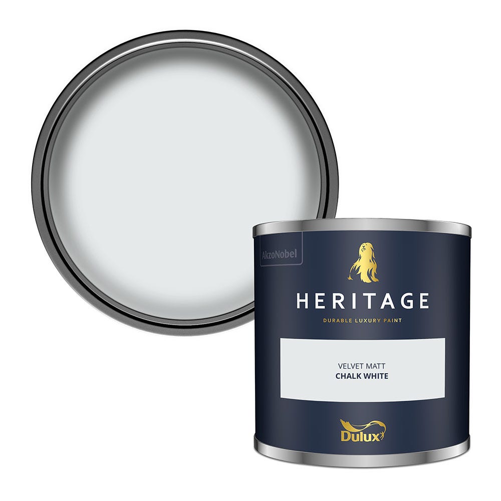 Dulux Heritage Tester Chalk White 125ml