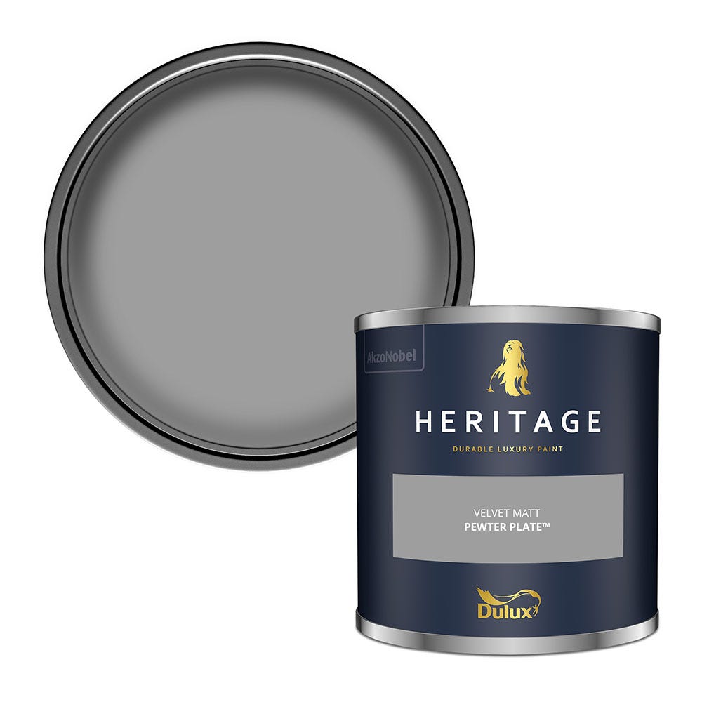 Dulux Heritage Tester Pewter Plate 125ml
