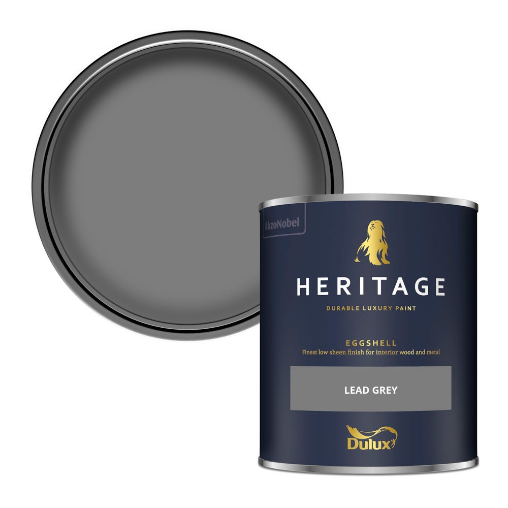 Dulux Heritage Eggshell Lead Grey 2.5L
