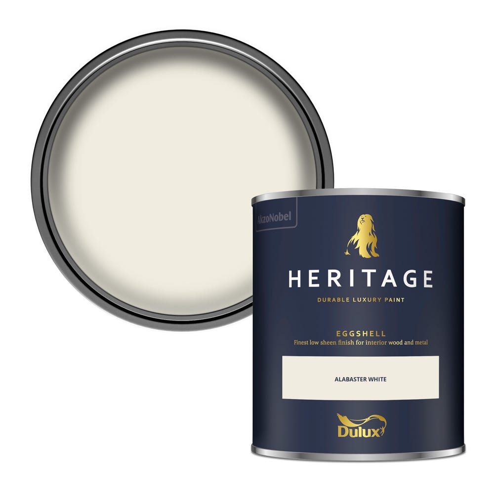 Dulux Heritage Eggshell Alabaster White 750ml