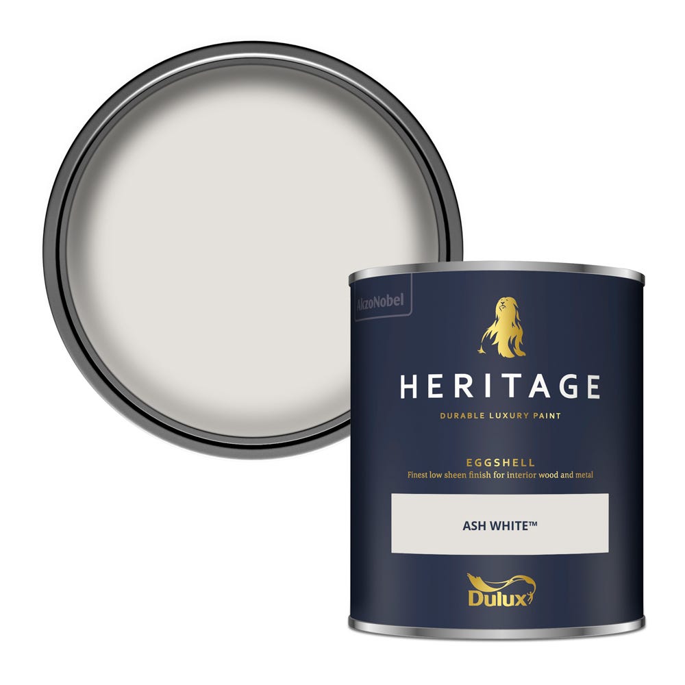 Dulux Heritage Eggshell Ash White 750ml