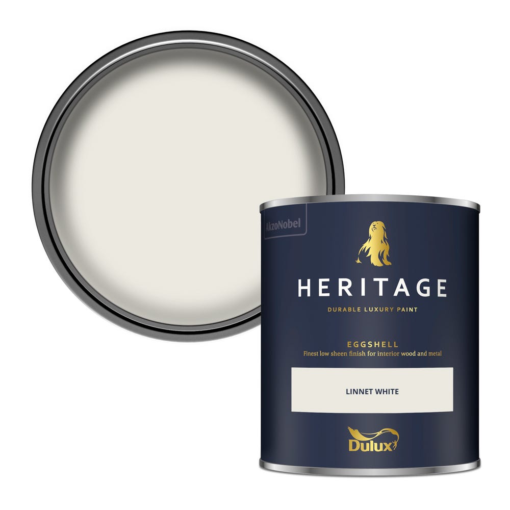 Dulux Heritage Eggshell Linnet White 750ml