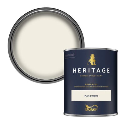 Dulux Heritage Eggshell Piano White 750ml