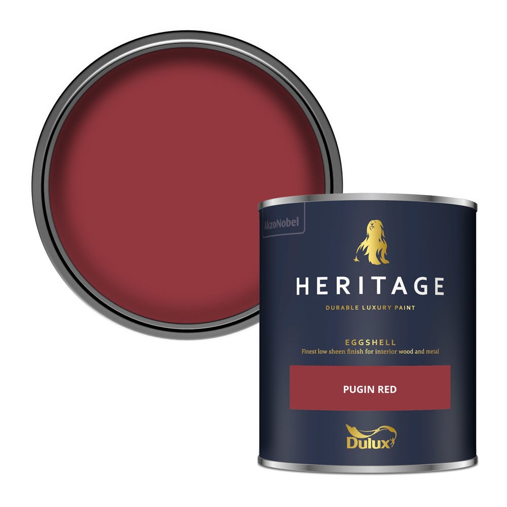 Dulux Heritage Eggshell Pugin Red 750ml