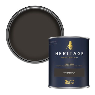 Dulux Heritage Eggshell Tudor Brown 750ml