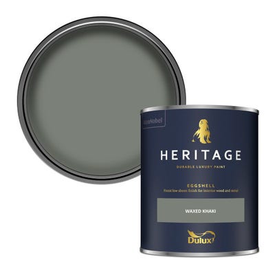 Dulux Heritage Eggshell Waxed Khaki 750ml