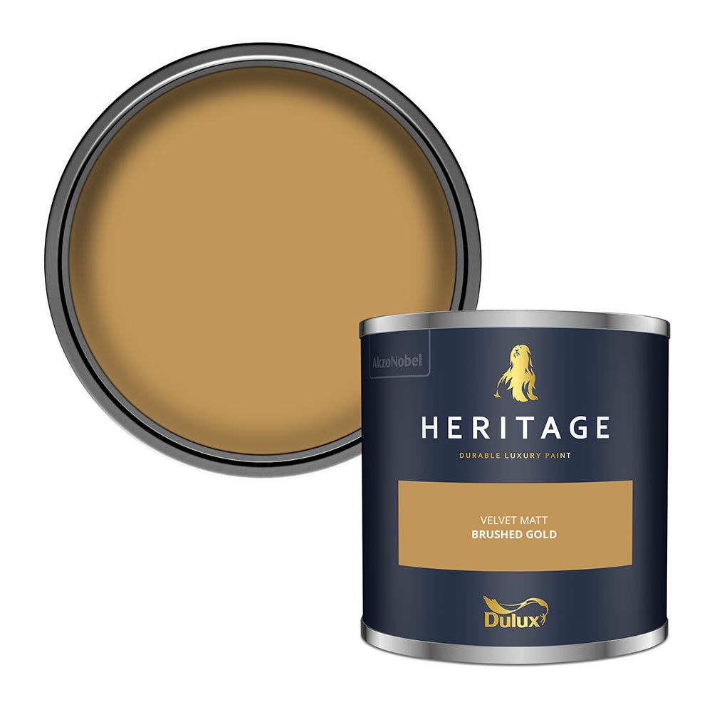 Dulux Heritage Velvet Matt Brushed Gold 5L