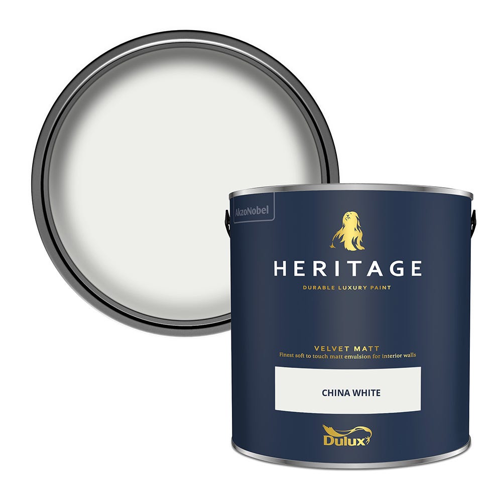 Dulux Heritage Velvet Matt China White 5L